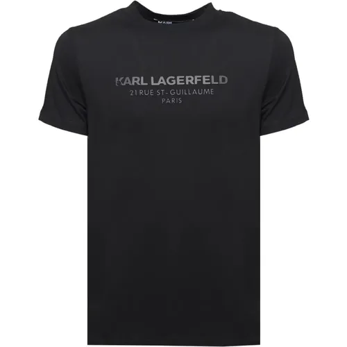 Schwarzes 3D Address T-Shirt - Karl Lagerfeld - Modalova