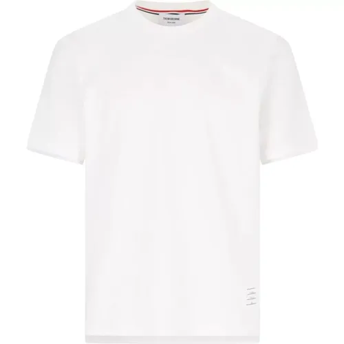 T-shirts and Polos with Logo , male, Sizes: L, M - Thom Browne - Modalova