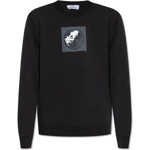 Printed sweatshirt , male, Sizes: L, M, S, XL - Stone Island - Modalova