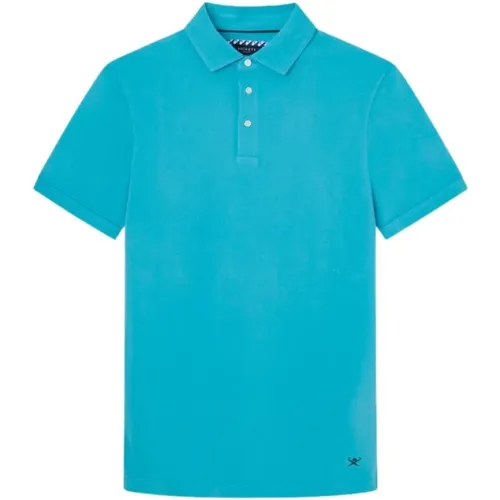 Baumwoll-Polo-Shirt , Herren, Größe: 3XL - Hackett - Modalova