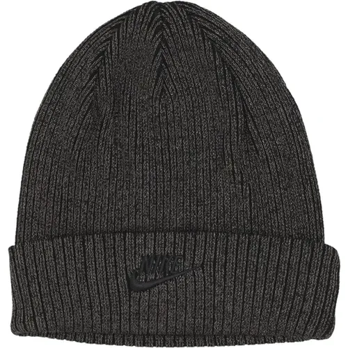 Beanies, male, , Size: ONE SIZE Metallic Cuffed Beanie Hat - Nike - Modalova