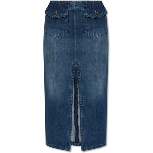 Denim skirt , female, Sizes: S - Chloé - Modalova