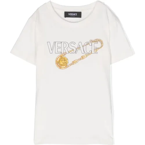 Kinder T-Shirts und Polos mit Medusa Head Logo - Versace - Modalova