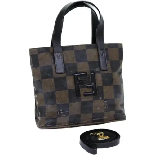 Pre-owned Canvas totes , female, Sizes: ONE SIZE - Fendi Vintage - Modalova