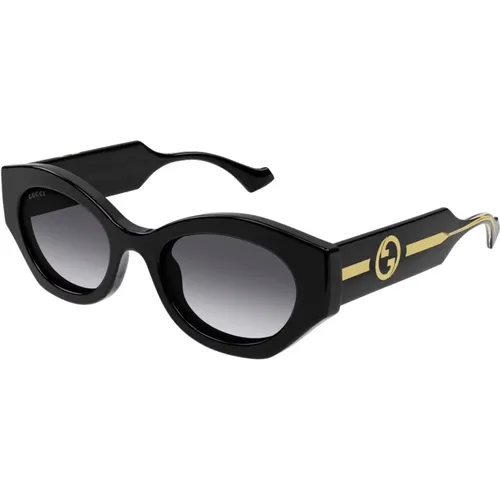Cat Eye Sunglasses Trendy Urban Poetic Style , female, Sizes: 52 MM - Gucci - Modalova
