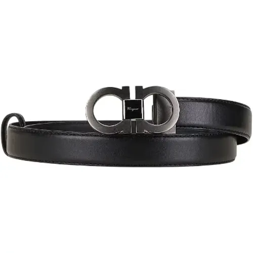 Pre-owned Belts, male, , Size: ONE SIZE Pre-owned Leather belts - Salvatore Ferragamo Pre-owned - Modalova