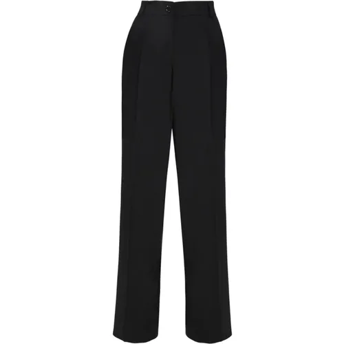 Wide Leg High Waist Trousers , female, Sizes: XS, S - Dolce & Gabbana - Modalova