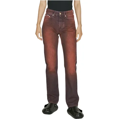 Ombre Jeans mit Signatur-Stickerei , Damen, Größe: W29 - Eytys - Modalova