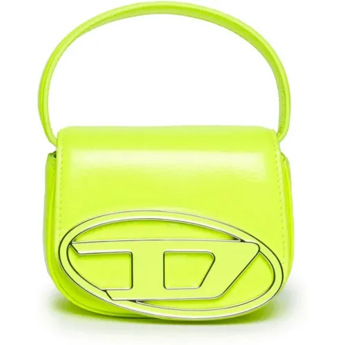 Gelbe Schultertasche für Mädchen , Damen, Größe: ONE Size - Diesel - Modalova