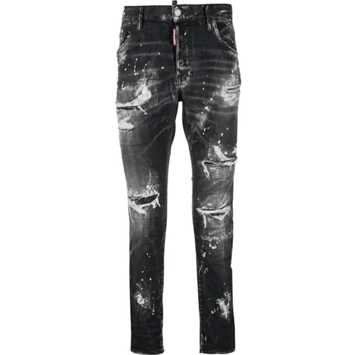 Slim-Fit Denim Jeans , male, Sizes: L - Dsquared2 - Modalova