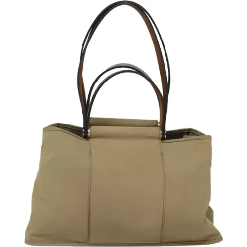 Pre-owned Tote Bags, female, , Size: ONE SIZE Pre-owned Canvas handbags - Hermès Vintage - Modalova