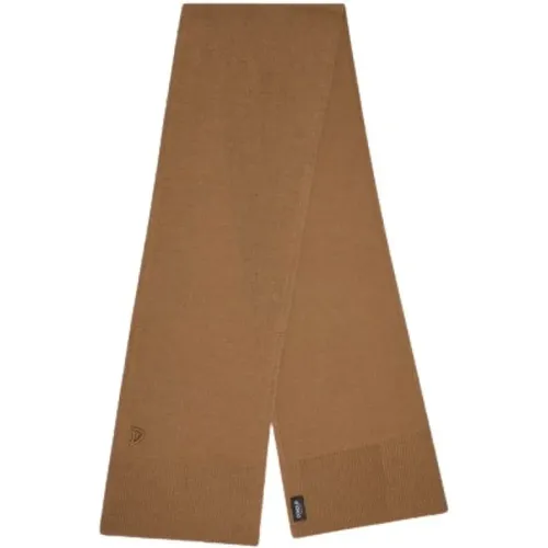 Winter Scarves, female, , Size: ONE SIZE Embroidered D Cashmere Scarf - Dondup - Modalova