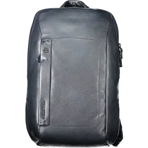 Leather Backpack , unisex, Sizes: ONE SIZE - Piquadro - Modalova