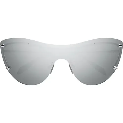 Metallic Ss23 Damen Sonnenbrille , Damen, Größe: ONE Size - alexander mcqueen - Modalova