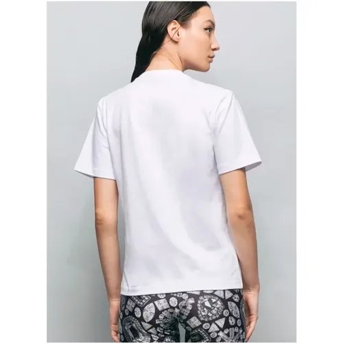 Chain Short Sleeve T-Shirt , female, Sizes: S - Gaëlle Paris - Modalova