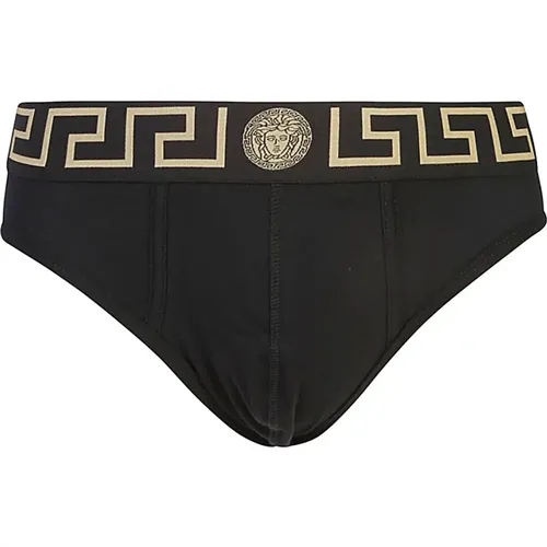 Bottoms, male, , Size: M Cotton Jersey Underwear - Versace - Modalova