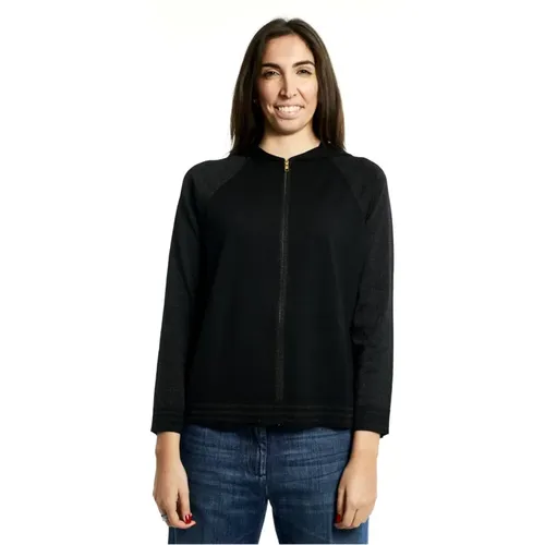 Stylish Fleece Sweatshirt , female, Sizes: XL - Marina Rinaldi - Modalova