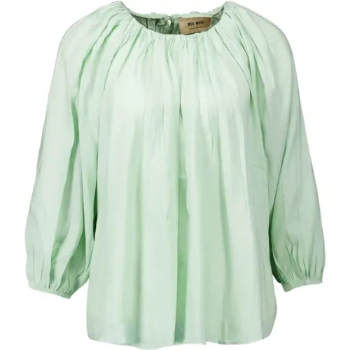 Elegant Boheme Soft Blouse , female, Sizes: XS, L, M, S - MOS MOSH - Modalova