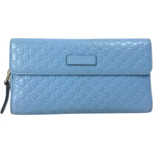 Pre-owned Wallets, female, , Size: ONE SIZE Pre-owned Leather wallets - Gucci Vintage - Modalova