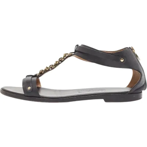 Pre-owned Sandals, female, , Size: 9 1/2 US Pre-owned Leather sandals - Salvatore Ferragamo Pre-owned - Modalova