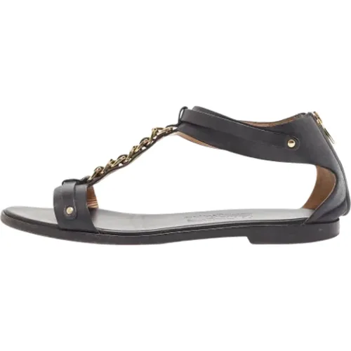 Pre-owned Leder sandals , Damen, Größe: 39 1/2 EU - Salvatore Ferragamo Pre-owned - Modalova