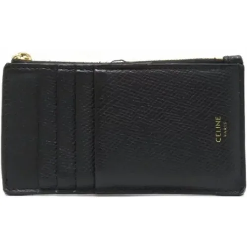 Pre-owned Wallets, female, , Size: ONE SIZE Pre-owned Leather wallets - Celine Vintage - Modalova