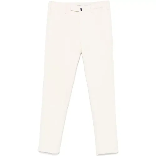 Chinos, male, , Size: XL Corduroy Trousers Slim Cut - Incotex - Modalova