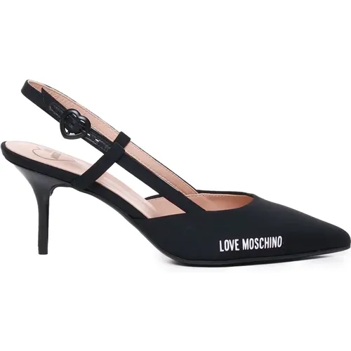 Pumps, female, , Size: 7 US Flat Shoes with Stiletto Heel - Love Moschino - Modalova