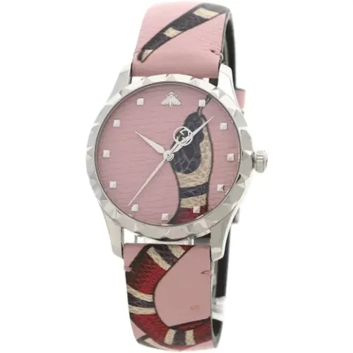 Pre-owned Leather watches , unisex, Sizes: ONE SIZE - Gucci Vintage - Modalova