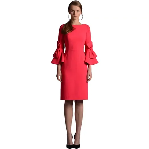 Elegantes Kurzarm-Französisches Kleid , Damen, Größe: 3XL - Moskada - Modalova