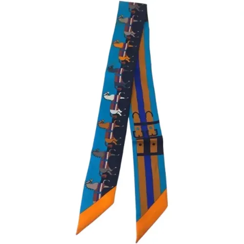 Pre-owned Canvas scarves , female, Sizes: ONE SIZE - Hermès Vintage - Modalova