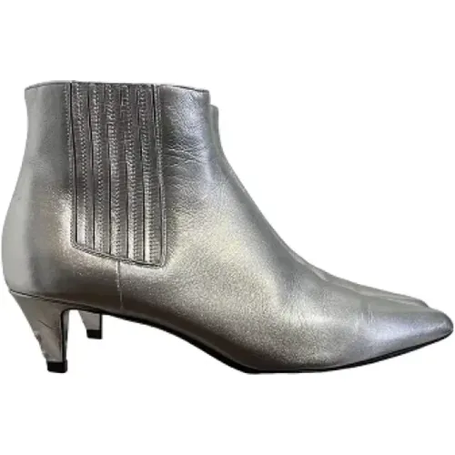 Pre-owned Leather boots , female, Sizes: 4 UK - Celine Vintage - Modalova
