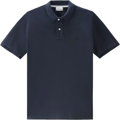 Midnight Cotton Polo Shirt , male, Sizes: XL, M, 2XL, L - Woolrich - Modalova