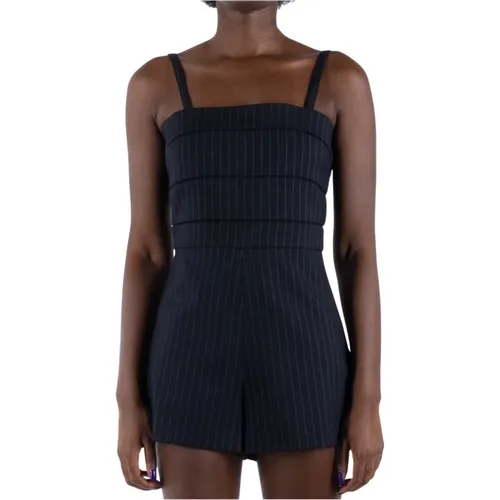 Blauer Woll-Playsuit für moderne Frau , Damen, Größe: XS - Max Mara - Modalova