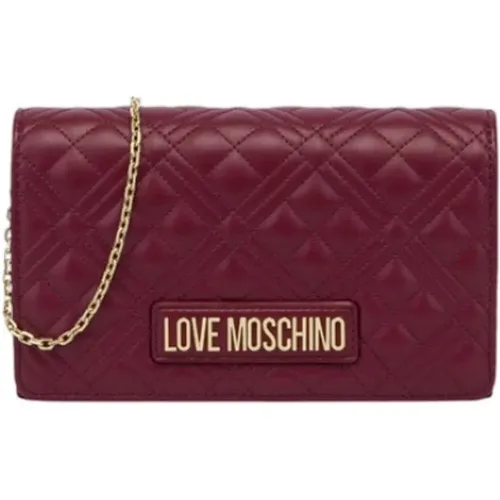 Quilted Shoulder Bag for Women , female, Sizes: ONE SIZE - Love Moschino - Modalova