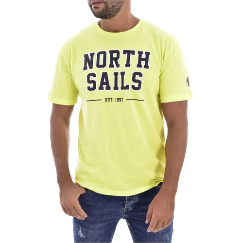 T-Shirt , Herren, Größe: XL - North Sails - Modalova