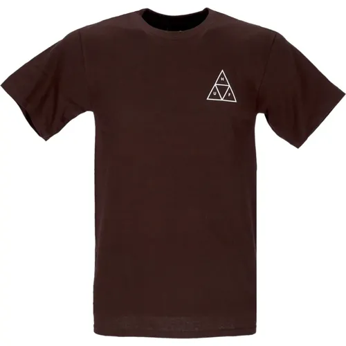 Triple Triangle Tee Mens T-Shirt , male, Sizes: XL - HUF - Modalova