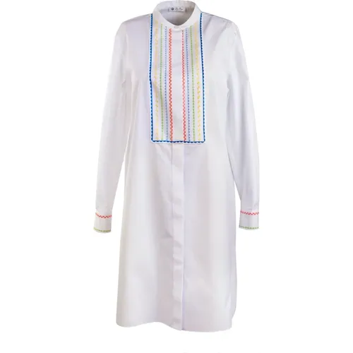 Shirt multicol embroidery-36 , female, Sizes: XS - Loro Piana - Modalova