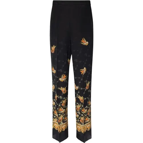 Silk Trousers , female, Sizes: 2XS - ETRO - Modalova