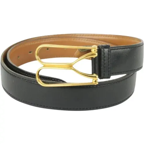 Pre-owned Belts, female, , Size: ONE SIZE Pre-owned Leather belts - Hermès Vintage - Modalova