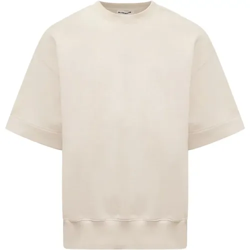 Logo Crew-Neck T-Shirt , Herren, Größe: XL - Jil Sander - Modalova