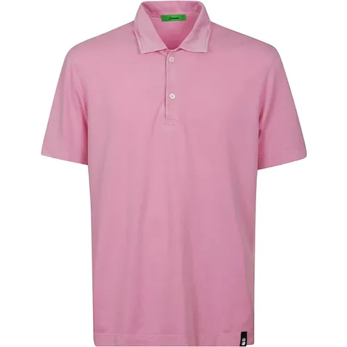 Men Clothing T-Shirts & Polo Shirt & Purple Ss23 , male, Sizes: 3XL, 2XL, XL - Drumohr - Modalova