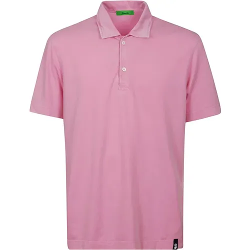 Men Clothing T-Shirts & Polo Shirt & Purple Ss23 , male, Sizes: 3XL, XL - Drumohr - Modalova