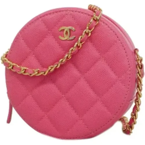 Pre-owned Cross Body Bags, female, , Size: ONE SIZE Pre-owned Leather shoulder-bags - Chanel Vintage - Modalova