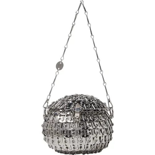 Chainmail Ball Shoulder Bag , female, Sizes: ONE SIZE - Paco Rabanne - Modalova