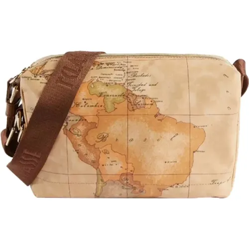 Geo Map Shoulder Bag , female, Sizes: ONE SIZE - Alviero Martini 1a Classe - Modalova