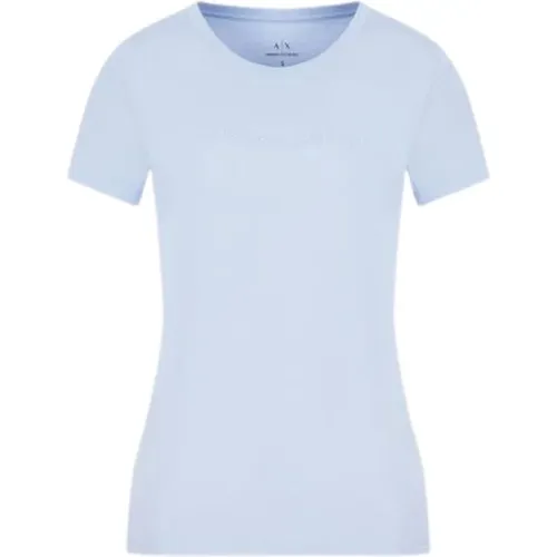 Classic Style T-Shirt, Various Colors , female, Sizes: XS - Armani Exchange - Modalova