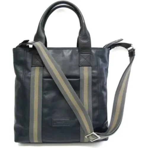 Pre-owned Tote Bags, male, , Size: ONE SIZE Pre-owned Leather handbags - Bally Pre-owned - Modalova