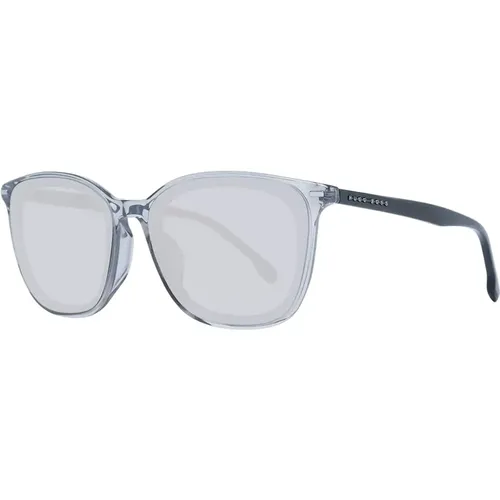 Graue Quadratische Sonnenbrille für Männer , Herren, Größe: ONE Size - Hugo Boss - Modalova