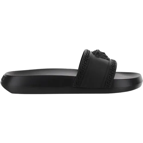 Sliders, male, , Size: 7 US Stylish Dgo9G1B000 Model - Versace - Modalova